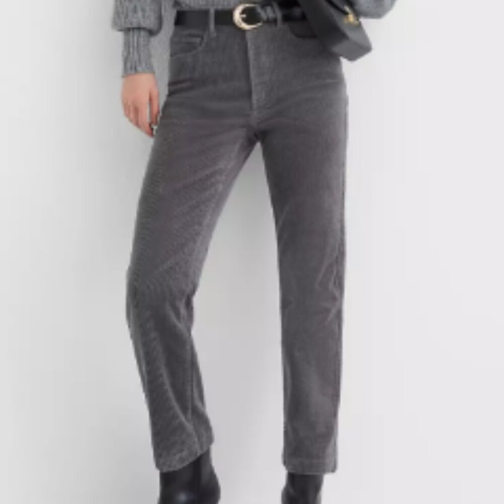 Loft Straight Corduroy Pants - Castlerock gray - Fall 2025
